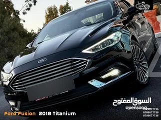  4 فـورد فـيـوجـن 2018 تـيـتـانـيـوم كاش أو أقساط