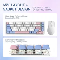  3 Redragon K709 PRO 65% Wireless Gasket RGB Gaming Keyboard