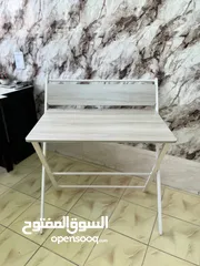  1 مكتب VOSMII، مكتب للكتابة، مكتب تعليمي، مكتب تدريب على الكمبيوتر، مكتب مستطيل قابل للطي، غرفة نوم ق