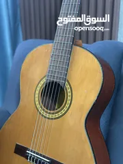  6 جيتار ايطالي eko c-956 model number مستعمل مع اوتار جديدة CG01 و handcrafted