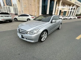 2 Mercedes E250 2011 GCC full option free accident company paint second owner no issues