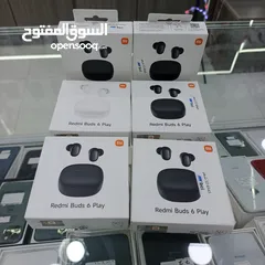  2 Redmi Buds 6 play بلوتوث الاصليه
