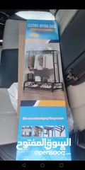  2 ستاند ملابس دبل معدن ثقيل