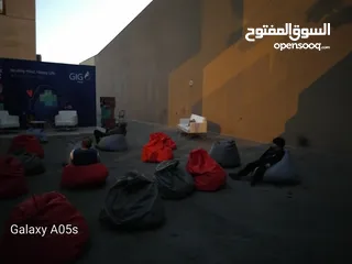  8 بفات beanbags للايجار اليومي /  beanbags rental / توصيل داخل عمان الغربية بدون مقابل ، free delivery