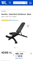  8 بنش امريكي اصلي. Bowflex 3.1 S Bench