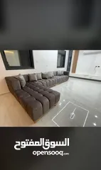  1 طقم كنب رائع وحصري وتفصيل جميع انواع  والموضيلات   وغرف نوم منجده