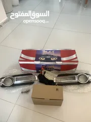  3 اضاءه LED جديد بلكرتونبلكرتون + مسجل صوت سيدي باجيرو مستعمل اصلي ياباني + شعار مستوبيشي جديد