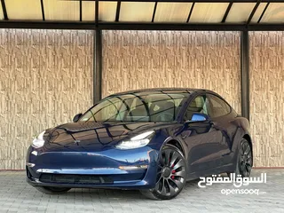  2 Tesla Model 3 2022 تيسلا بيرفورمانس دول موتور فحص كامل بسعر مغررري جدا