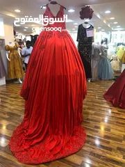  2 فستان احمر ملكي