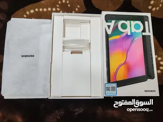  5 للبدل على موبايل بحالة ممتازه جدا ولا شخطه مع كامل الاغراض Galaxy Tab A