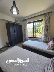  13 شقة ارضية مفروشة للايجار 2 نوم في عبدون