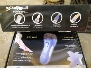  4 اله ازالة الشعر النسائية امجوي منتج اصلي تعمل بالشحن والسلك متعدد الوظائف