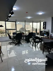  1 مكتب مساحة 150 متر مميز طابق اول للاجار