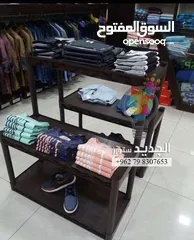  6 رفوف بلاستيك لتخزين المنتجات وعرضها