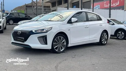  7 هيونداي ايونيك 2018  هايبرد مواصفات خاصه جمرك حديث تب نظافه