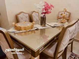  1 ‏طقم كنب صالة الضيوف جديد بحالة ممتازة