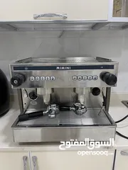  1 مكينة قهوة إيطالية ماركة ريميني استخدام بسيط جروبين استخلاص ممتاز