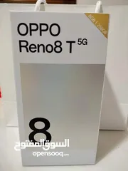  4 مستعمل ايام oppo Reno 8T 5G جيجا 256 أغراضة والكرتونه الأصلية مكفول متوفر توصيل