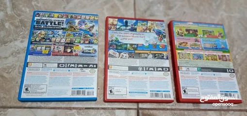  2 ألعاب Nintendo wii u بحالة ممتازة
