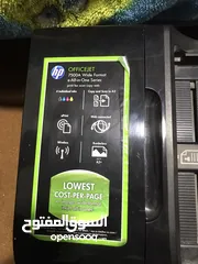  3 طابعه hp officejet A 7500 للبيع مستعمله اشي بسيط ينقصها الاسلاك والكوابل