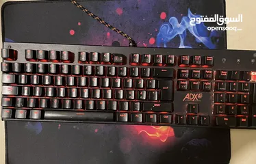  2 two mechanical keyboards w mouse for sale