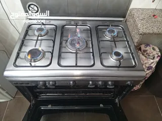  1 غاز خمس عيون 90سم مستعمل في جيده شغال 100/1000