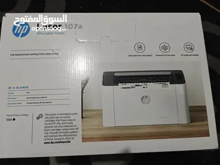  2 HP Laser 107a printer + 1 Toner