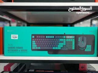  1 HETAZ ZK26 GAMING COMBO KEYBOARD &MOUSE