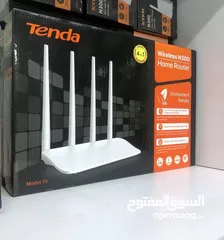  6 راوتر تندا العالمي بسعر العرض المختص بإنترنت الفايبر