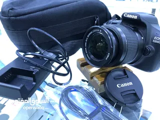  2 كاميرا كانون EOS 1300D - جسم DSLR - عدسات 18-55 ملم - EOS 1300D