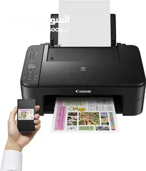  5 طابعات ملونه وايرلس ومتعددة المهام من canon 3340 .