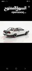  2 مجسم تويوتا ae86 قياس 1/18 نوع اجنيشن