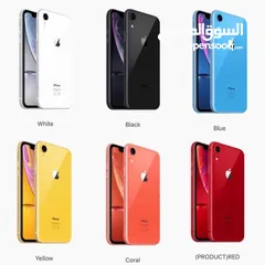  5 ايفون XR سعه 128 قيقا جديد كفاله سنه