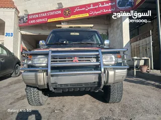  3 ميتسوبيشي باجيرو موديل 1997 نخب فحص كامل دفع رباعي السعر قابل للتفاوض