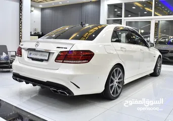  5 Mercedes Benz E63 AMG ( 2014 Model ) in White Color Japanese Specs