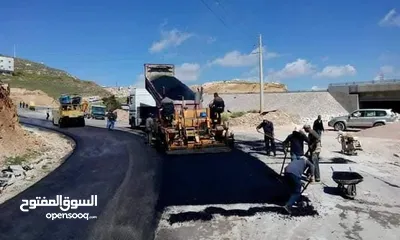  14 تزفيت ساحات وعزل اسطح