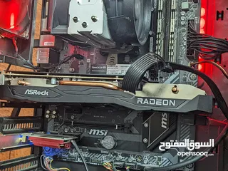  4 كرت شاشة ASRock Radeon RX 6650 XT Challenger D 8GB   الكرت اقوى من RTX 3060