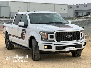  3 فورد F-150 سبورت 2018 بحادث بسيط