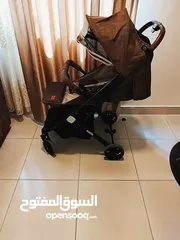  17 عرباية شارع للأطفال تتحول تخت قابله للطي -نوع كيدلو استخدم شهرين تتسع لطفليين