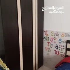  2 غرفة نوم شباب لون بني