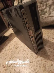  2 كمبيوتر hp قديم شغال مع شاشه قديمة و شغاله و كل سلاكو
