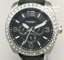  1 FOSSIL اصليه عددات شغالات تمام الساعة كتير حلوة