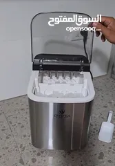  2 جهاز صانع الثلج السريع الاصلي الحجم الكبير شاشة تحكم ذكية تعمل باللمس