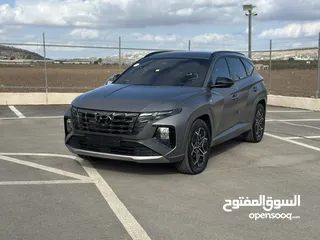  14 هونداي توسان N-Line    2023/ فل الفل بدون فتحة سقف بانوراما  فل مسكر