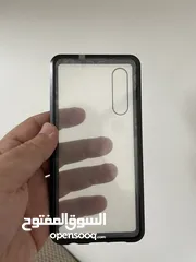 1 كفر هواوي Huawei P30 شفاف مع إطار معدني
