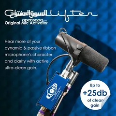  2 Cloud Microphones - Cloudlifter CL-1 Mic Activator - Ultra-Clean Microphone Preamp Gain -