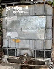  1 (حاوية مياه/خزان سعة 1000 لتر مع محول خرطوم الحديقة) 1000L Water Tote/Tank with Garden Hose Adapter