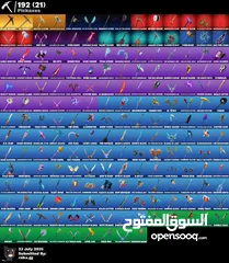  2 حساب فورت نايت مرتب 50 سكن ايتم شوب