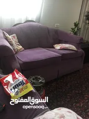  4 طقم كنب خشب سويد وزان اسفنج دانلوب بحاجة صيانة بسيطة للجادين