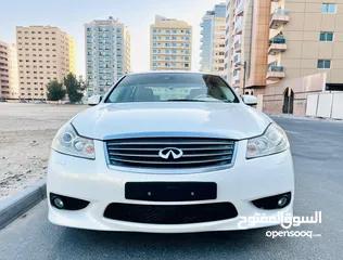  20 A Beautiful and Well Maintained INFINITI M35 WHITE 2008 GCC FULL OPTIONS